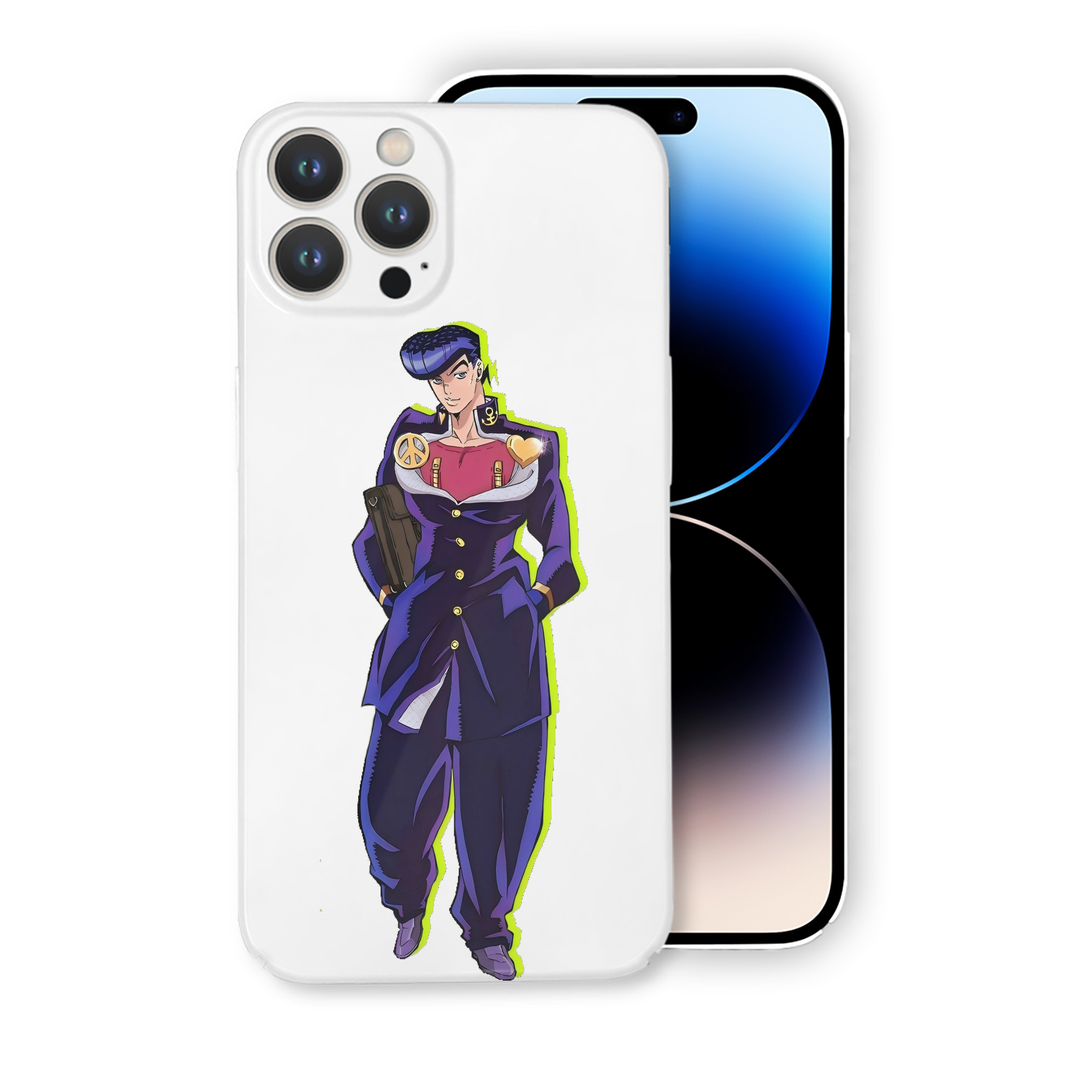 （画像用） ジョジョの奇妙な冒険 ひがしかた じょうすけ JoJo's Bizarre Adventure Higashikata Josuke 【iPhone 14シリーズ対応】ハードケース